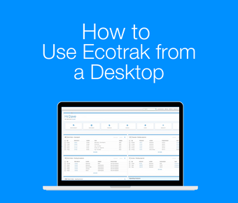 How to Use Ecotrak