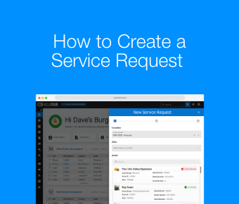 How to create a service request